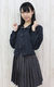 セーラー襟の学生服(冬制服) M